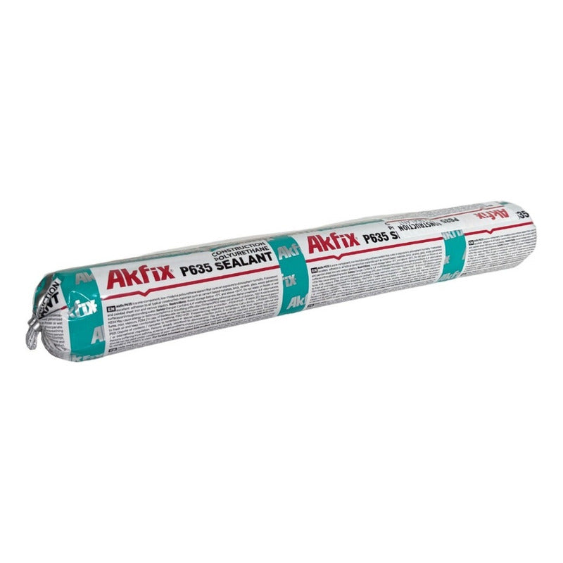 Sellador Poliuretano Blanco Akfix 600ml Para Construcción Exterior E Interior