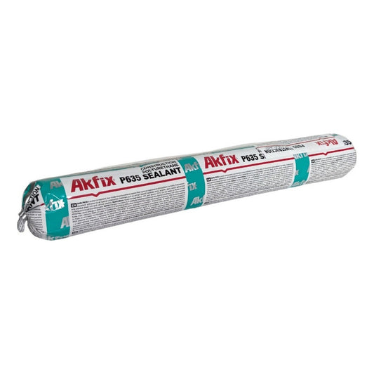 Sellador Poliuretano Blanco Akfix 600ml Para Construcción Exterior E Interior
