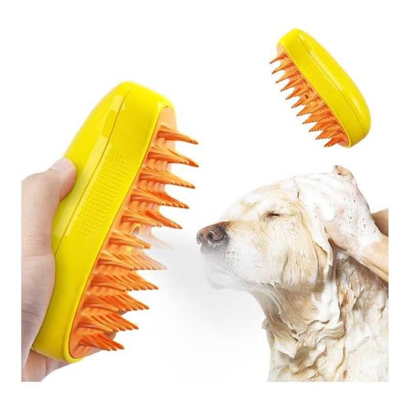Cepillo Automático Para Gatos Y Perro A Vapor 3 En 1