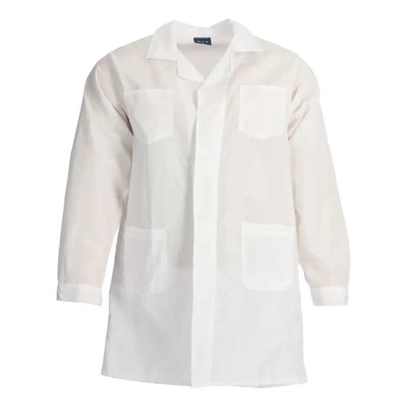 Pack 2 Cotonas Poplin Blanca Gruesa Delantal  Hombre. Blanco S