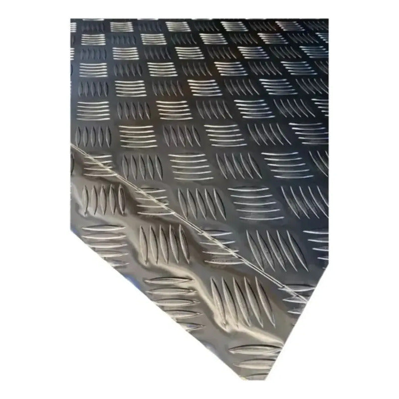 Plancha Diamantada De Aluminio 1,3mmx1000x3000 Plateado