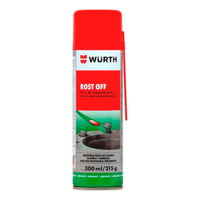 Rost Off Wurth Removedor Oxido Tuerca Agripada 300ml Lubrica