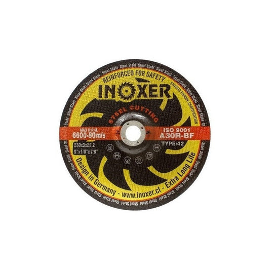 Discos De Corte Inox 7x1,6mm Inoxer (caja 10 Un)
