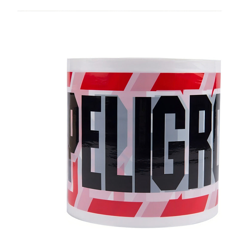 Cinta Peligro 350 Metros Color Rojo/negro