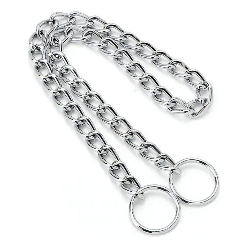 Collar De Adiestramiento Canino Color Cromo Tamaño 60cm