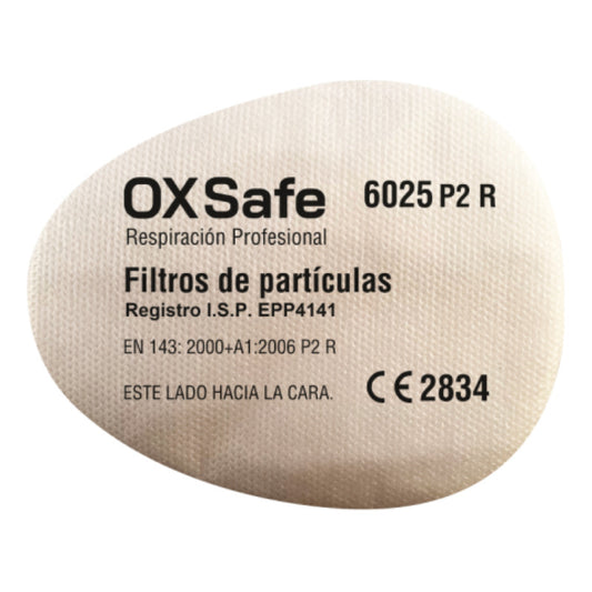 Prefiltro Para Respirador De Partículas P2 R6025