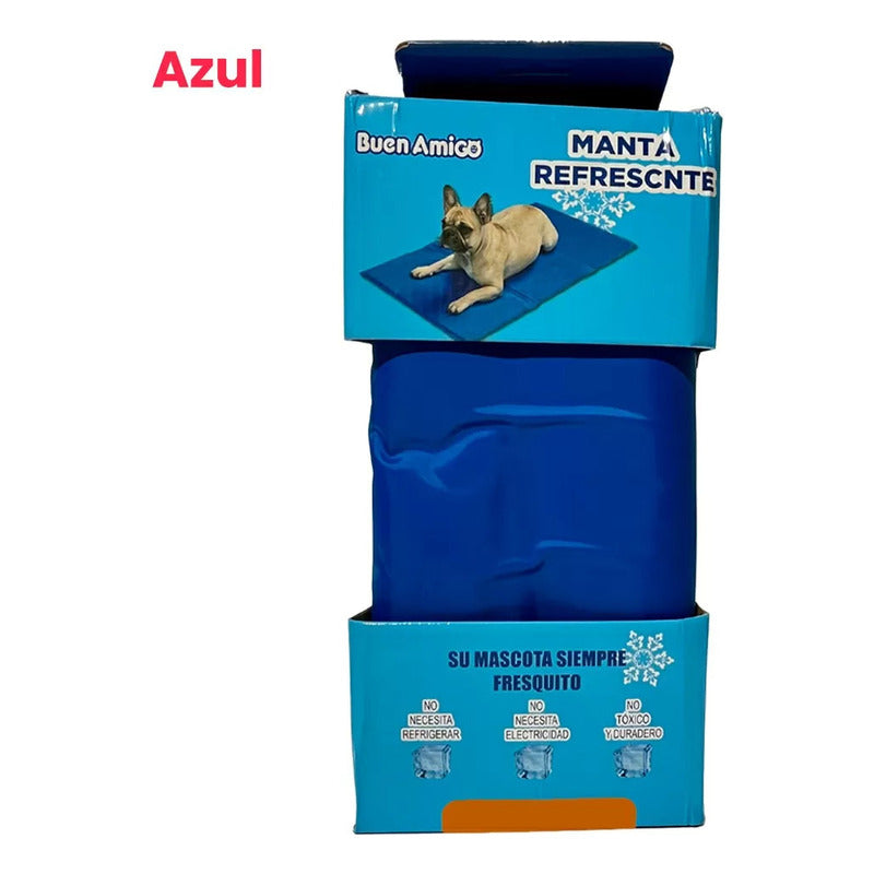 Manta Refrescante Rectangular Para Mascotas Grande 40x50cm