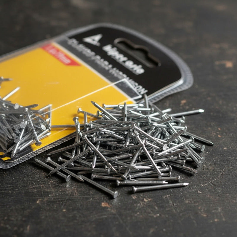 Pack De Clavos Pintado Negro 3.5 X 25mm