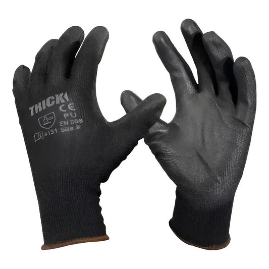 Guante Multiproposito Palma Pu Thick 12 Pares (talla 9 O 10) Talla 9
