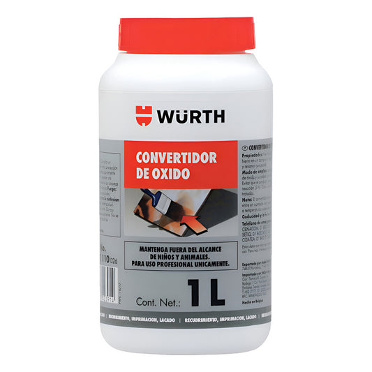 Würth® Convertidor De Óxido Y Fosfatizante, Pintable 1l Transparente