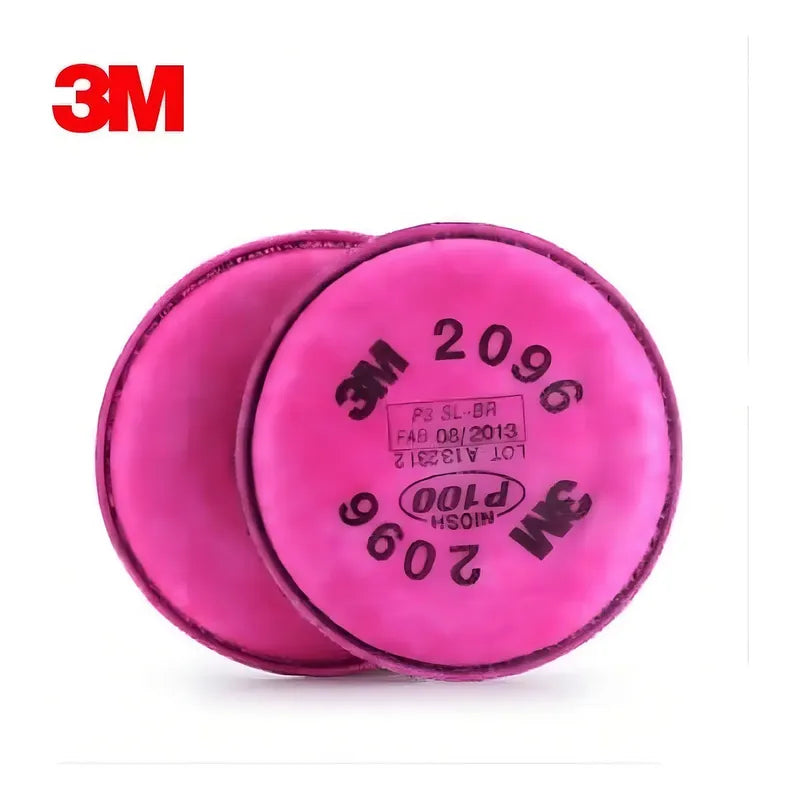 Filtro Para Particulas P100 3m 2096 Color Rosa Chicle