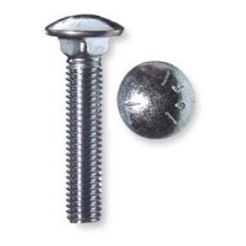 Perno Coche 1/4 X 1  1/2 Zn (100 Unidades)
