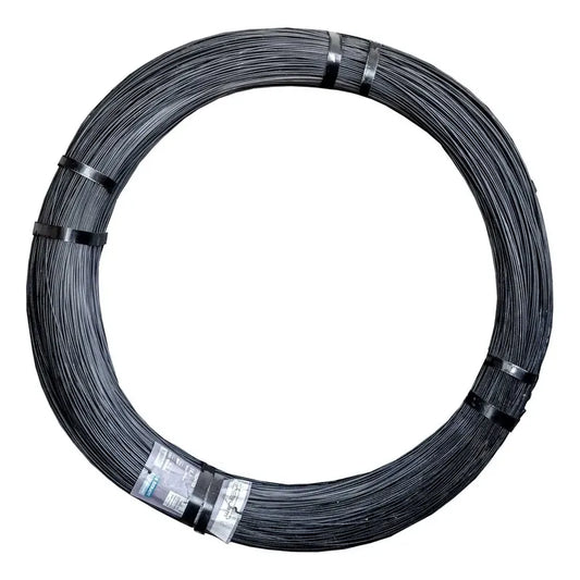 Alambre Negro Recocido Calibre Bwg 18 (1,24mm) Rollo 15 Kg Negro