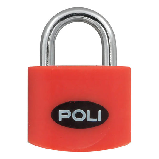 Candado Poli Pop 32mm Rojo
