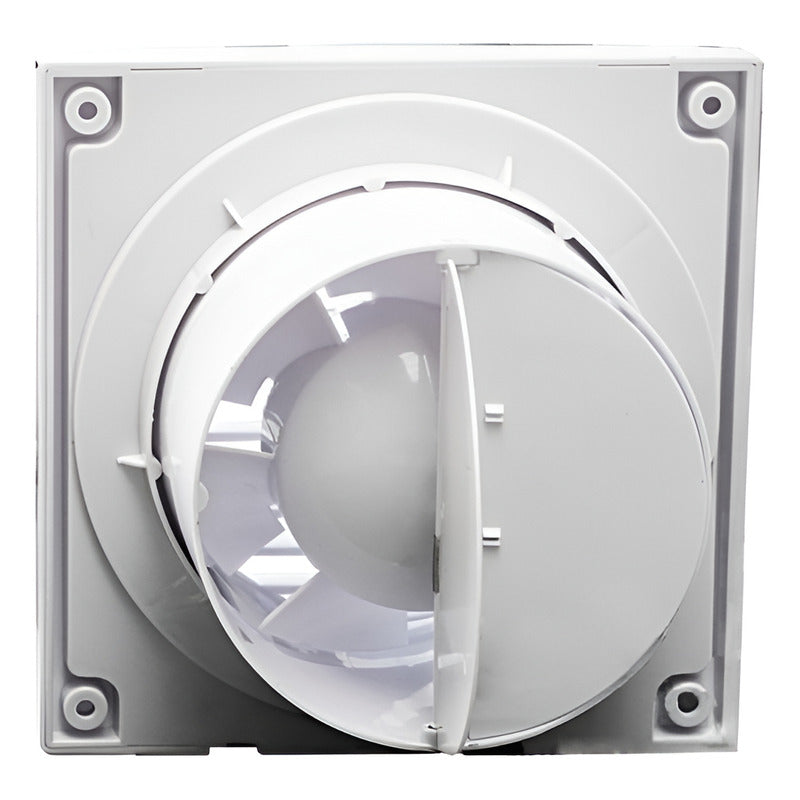 Extractor De Aire Hoffens 4  Blanco Para Baño Cocina